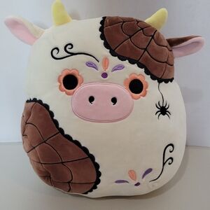 Squishmallow Day Of The Dead Ronnie Sugar Skull Face Paint w/ Spider-Web 2022